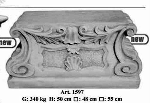 Panther Gartenskulptur mit Sockel